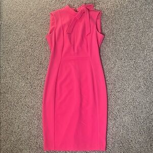 Calvin Klein Vibrant Pink Midi Dress